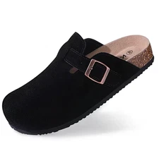 Mens Slip on shoes size 10 Clogs Style - Black 