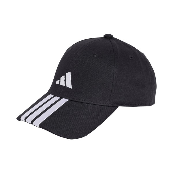 Czapka Z Daszkiem Adidas 3-Stripes New Logo Baseball Czarna JG1072 MłOdzieżOwa-image