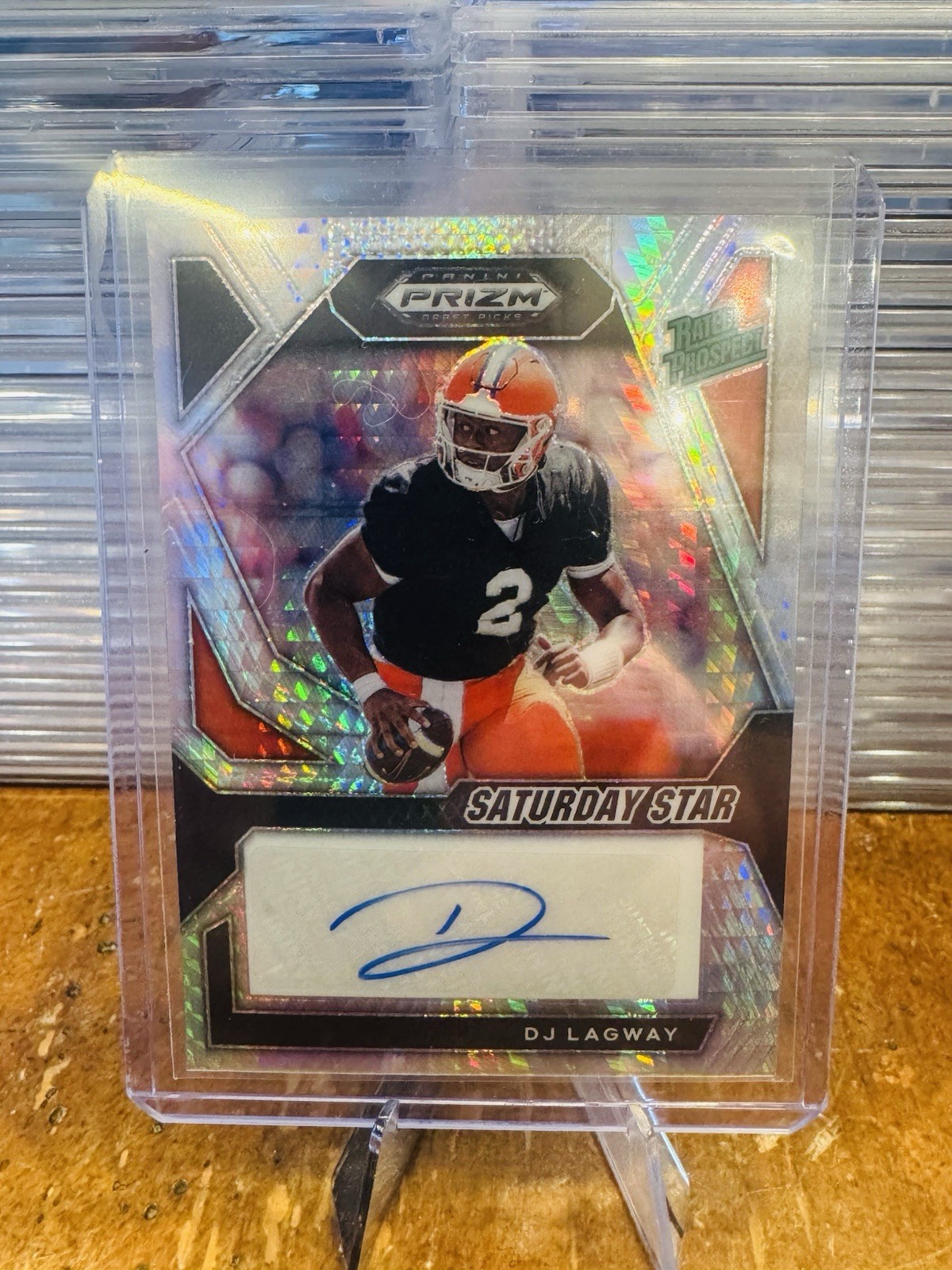 DJ LAGWAY 2024 PRIZM DRAFT PICKS SATURDAY STAR RC ROOKIE SILVER AUTO FLORIDA 🔥