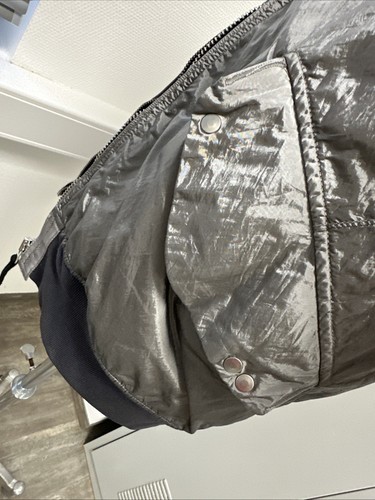 Stone Island Nylon Metal Bomber Grau Jacke M Top Neuwertig Nylon Mit Kapuze💥 - Bild 10 von 24