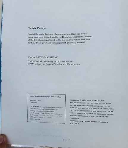 Cathedral, Castle, & Pyramid /l By Macaulay hardback W/jacket first prints 1973 - Picture 14 of 15