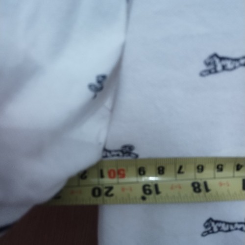 Le Tigre Polo Shirt Mens L White Tiger All Over Logo Print Short Sleeve - Picture 7 of 7