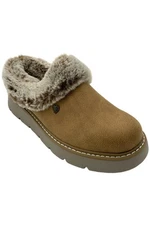 Skechers Women's Bobs Keepsakes Lite Slippers Cozy Blend Chestnut