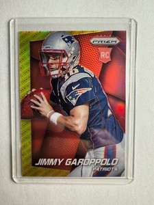 2014 Panini Prizm - Jimmy Garoppolo #243 Panini Logo Prizm, Facing Left