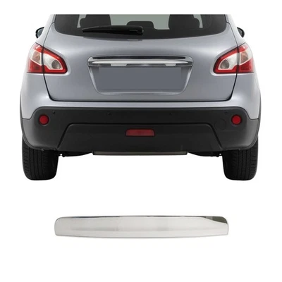 Garniture de Hayon Coffre pour Nissan Qashqai 2006-2014 acier inoxydable - Photo 1/4