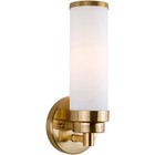 Forte Lighting 5064-01-12 Morgan Wall Sconce Soft Gold