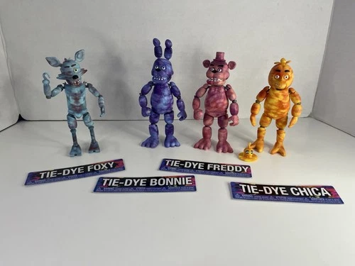 Five Nights at Freddy's Funko Action figures Tie Die Bundle