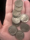 Lot of 11 Buffalo Nickels – 1930s Dates + 3 No Date – Full Horns Visible