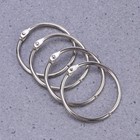 10 Pcs Hinge Mechanism Book Binding Loose Leaf Binder Ring Heavy Duty Keyring