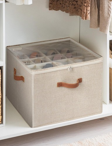 Stilvolle Cubby Aufbewahrung für bis zu 16 Paar Schuhe - zusammenklappbar & anpassbar - Bild 11 von 11