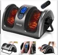 Foot Massager with Heat, Shiatsu Foot Massager for Plantar Fasciitis, Neuropathy