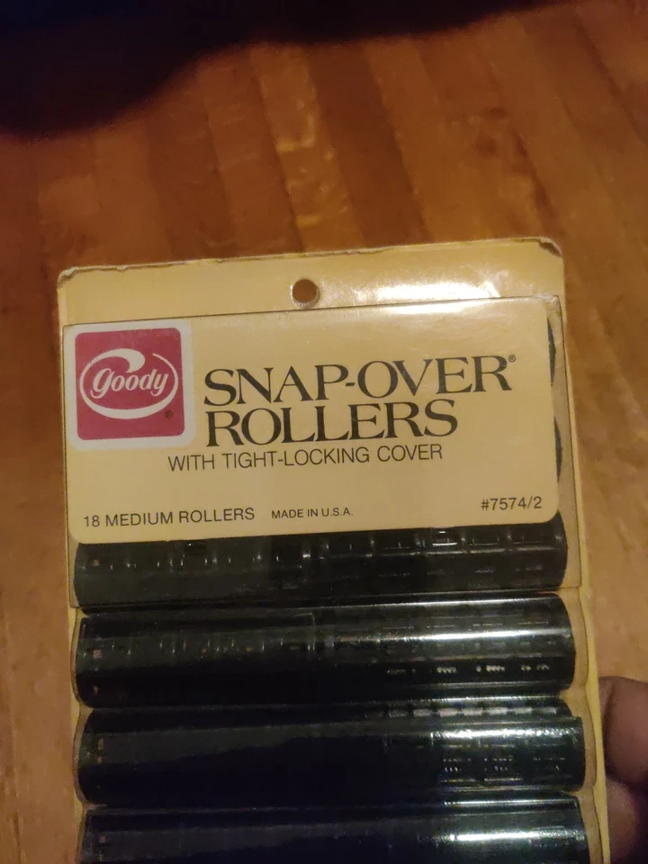 Rodillos magnéticos a presión Goody vintage 18 medianos. Hecho en Estados Unidos Foto 2 de 4