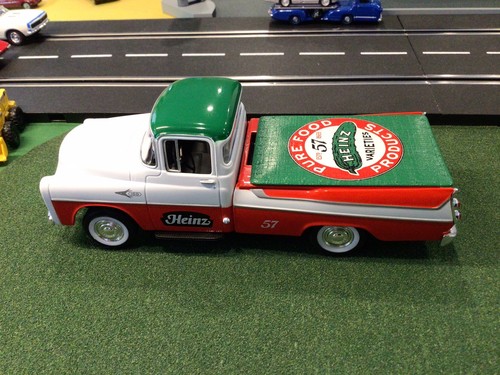 Liberty Dodge 1957 Heinz 57 Pick-Up Bank Truck W/Key DieCast Rubber Tires - Picture 4 of 13
