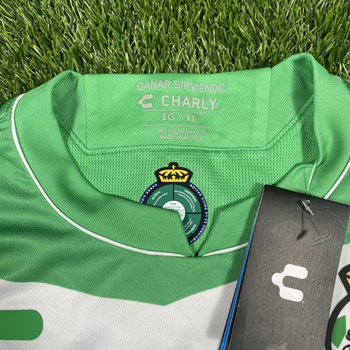 Maglia calcio Charly Club Santos Laguna uomo XL verde nuova con etichetta - Foto 13 di 24
