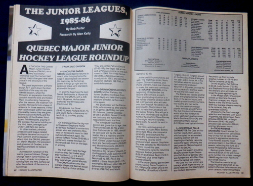 Hockey Illustrated Jan. 1986, Hawerchuk, Gretzky, Dionne, Naslund, Wilson, Fuhr - Picture 14 of 24
