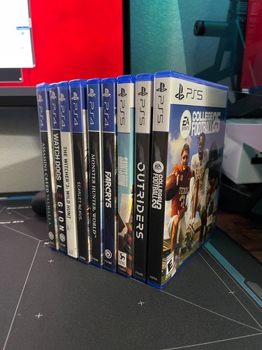 PLAYSTATION 5 AND 4 GAME LOT