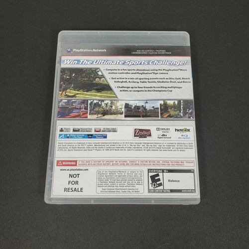 Sports Champions (Sony PlayStation 3, 2010) PS3. Complete. C22 - Picture 2 of 4
