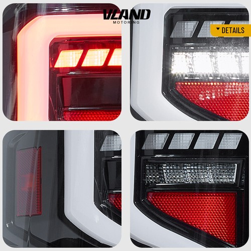 Conjunto completo de luces traseras LED VLAND para Chevrolet Silverado1500 2500/3500HD 07-13 - Imagen 8 de 15