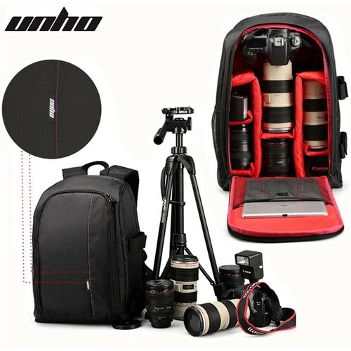 Professional Waterproof Camera Backpack SLR/DSLR Photography Bag Laptop Rucksack - Picture 3 of 18