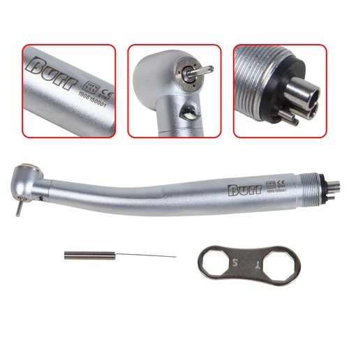 Dental Turbina High Speed/LED E-generatore/45°gradi Manipolo 4 fori Fit NSK KaVo - Imagen 17 de 83