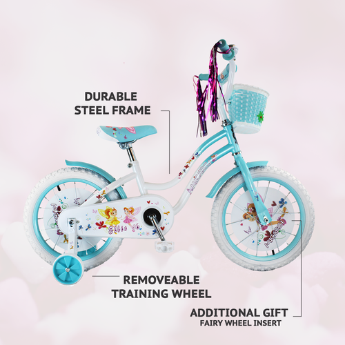 Micargi Ellie 16in Kids Basket Bike Girl Cycle Training Wheel for 4-7-year-old - Picture 14 of 18