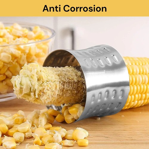 One-Step Corn Peeler Thresher Tool Kitchen Cob Kerneler Cutter Stripper Remover - Picture 9 of 12