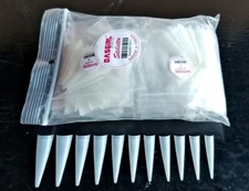 DASGIRL STILETTO Nail Tips X-Long, 550 Pcs, Size 0 to 11 Natural or Clear