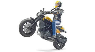 Bruder 63053 Scrambler Ducati Full Throttle mit Fahrer Diorama Neuheit 2020