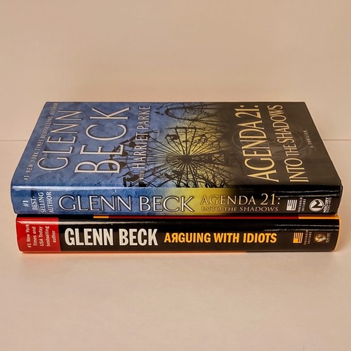 Glenn Beck Arguing With Idiots and Agenda 21 Into The Shadows 1st Ed Thriller - Picture 3 of 14