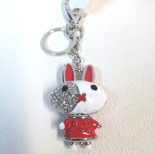 Schlüsselanhänger Key Ring Schlüsselkette Strassteine - Picture 1 of 4