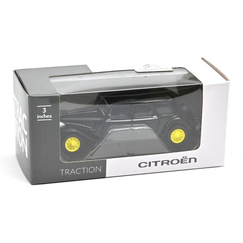 Citroën Traction 1939 nero 1/64 3 pollici scatola di cartone nuova - Foto 2 di 2