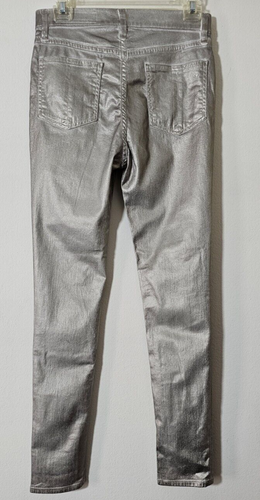 $250 Rag & Bone Women's Metallic Silver High Rise Skinny Jeans Size 27 NWOT - Picture 12 of 12