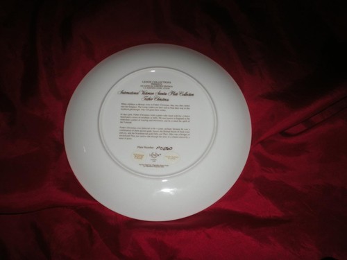 LENOX INTERNATIONAL VICTORIAN SANTA PLATE COLLECTION CHILE VIEJO PASCUERO 2004 - Picture 3 of 4