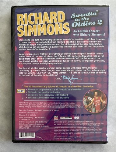 Richard Simmons: Sweatin' to the Oldies Volumes 1-4 DVD NEW Sealed 1988-1992 OOP - Picture 3 of 5