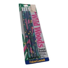 Vintage Faber Castell Wild Woods 4 Pack Pencils Old Stock New