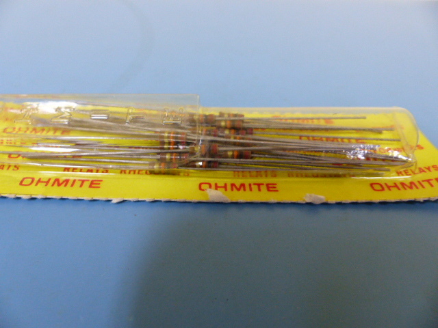 OHMITE MANUFACT 0C2035 Qty of 100 per Lot RES CC 20K 1/4W 5% Carbon Comp Resist Zysk, niska cena