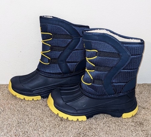 Unisex Blau Schneestiefel Winter Wasserdicht Rutschfest Kaltwetter 6,5 NEU - Bild 7 von 12