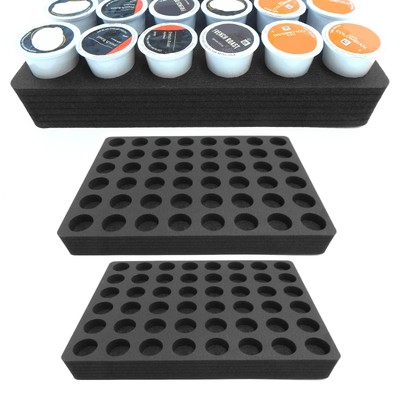 2 Coffee Pod Organizer Drawer Insert Fits Keurig K Cup 48 Slot