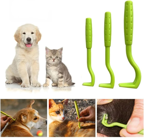3 Sizes Tick Removal Tool for Dogs, Cats and Humans Plastic Tick Puller Tick - Picture 5 of 12