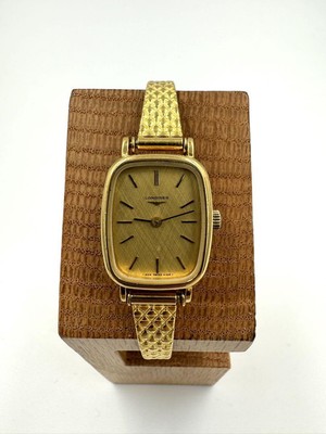 Longines A2602 Quartz Watch 18mm Case Antique Used No 