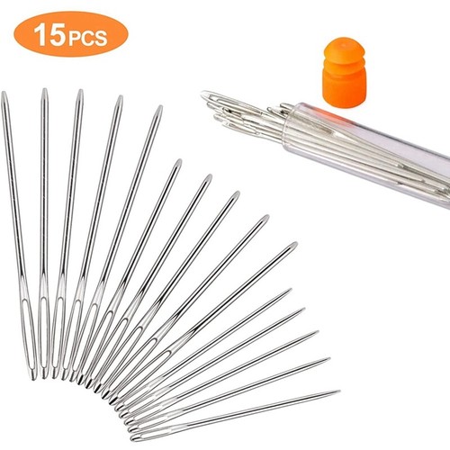 Darning Needle Big Eye Sewing Needle in Transparent Tube, Darning Needle1334 - Picture 4 of 7