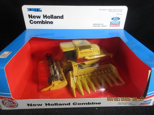 Vintage 1/64 Ertl New Holland Combine TR70 TR75 TR85 TR86 TR95 TR96 2 heads