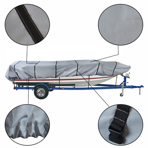 16Ft Boat Cover- Water Proof Heavy Duty Trailerable Jon Boat Cover Fits Jon Boat - Picture 2 of 11
