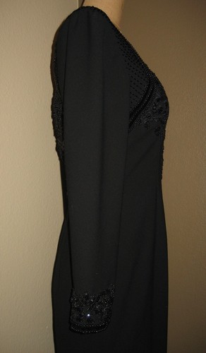 JOVANI New York Beaded Sequin Designer Formal Dress - Sz 12 Excellent Condition! - Picture 7 of 11