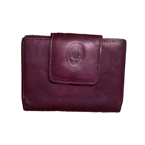 Portatarjetas de identificación y crédito de cuero suave de colección sin marca con emblema de herradura - Imagen 2 de 9