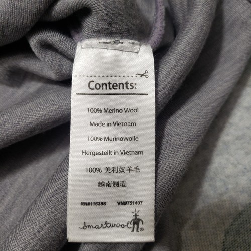 Smartwool Sweatshirt Womens Medium Gray Wool Pullover Long Sleeve Light Weight - Picture 6 of 11