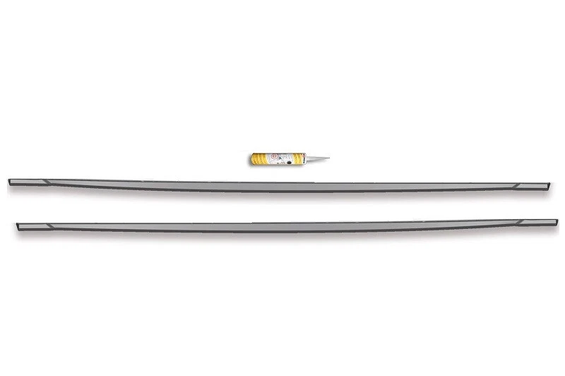 Minigonne Sportive Mercedes CLA 118 Shooting Brake CON AMG 2019-2023 Nero Lucido - Immagine 4 di 4