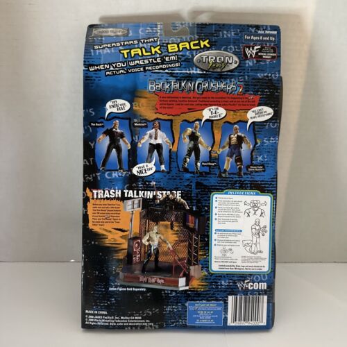 NEW WWF Smack Down Back Talkin' CRUSHERS 2 STONE COLD Steve Austin Action Figure - Picture 2 of 2