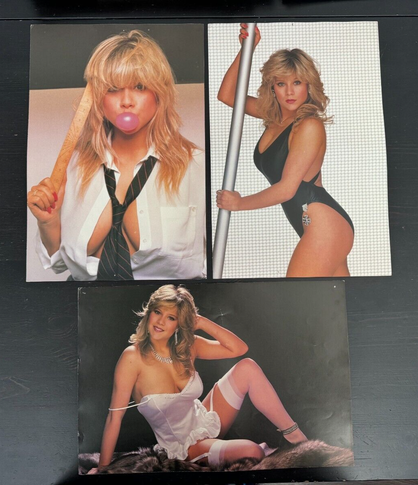 VINTAGE SAMANTHA FOX POSTER LOT C * 11X16.5 * BRITISH PAGE 3 GIRL * PLAYBOY