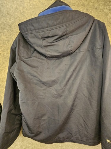 Hollister Jacket Coat Mens L All Weather Collection Fleece Lined Hood Retro Y2K - Picture 5 of 14